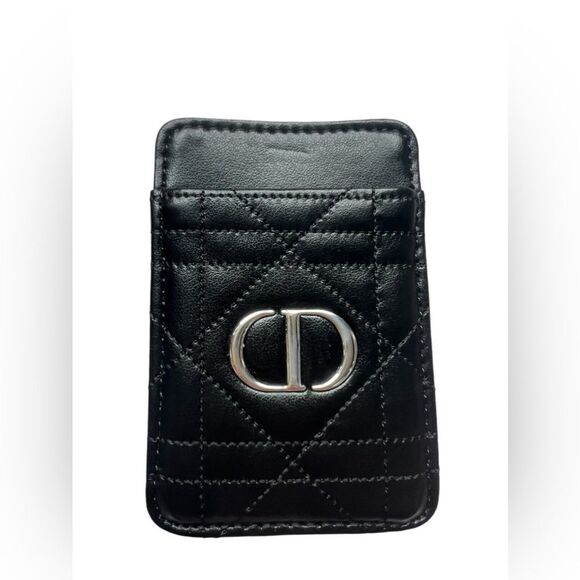 DIOR Compact Mirror With Black Faux Leather Case - Picture 4 of 9